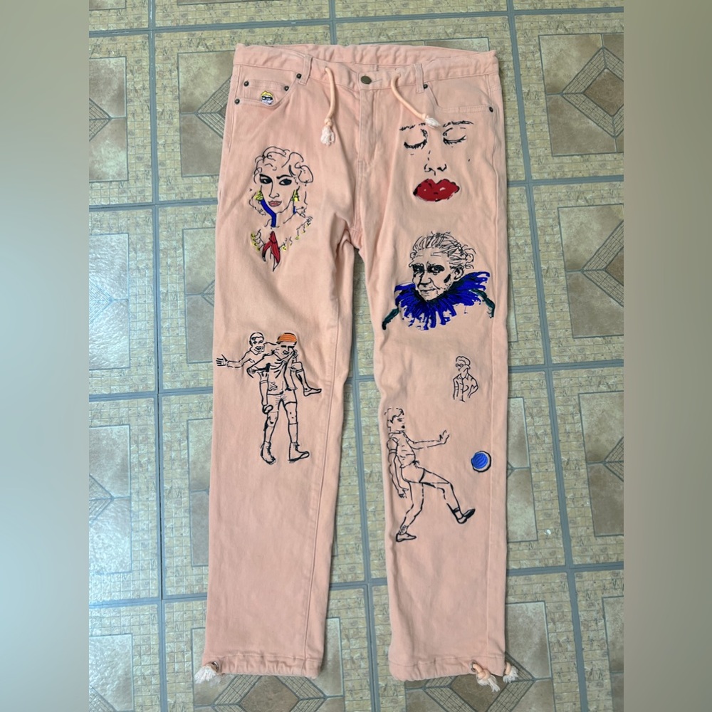 Kidsuper Studio Embroidered Artwork Pants